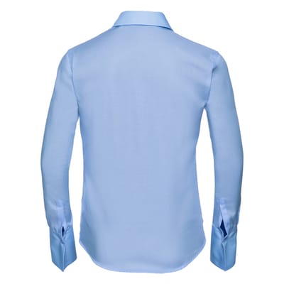 Russell Collection Dames/Dames Ultimate Non-Iron Getailleerde Overhemd met Lange Mouwen (Heldere lucht)