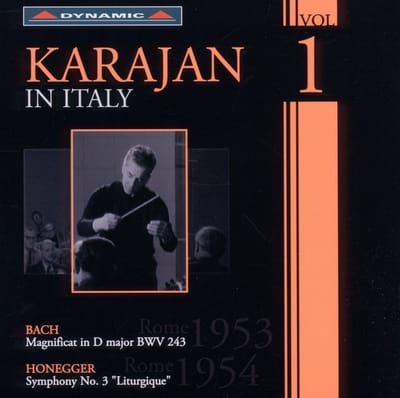 Orchestra Di Roma Della Rai, Herbert von Karajan - J.S. Bach: Magnificat In D Major BWV243 | Honegger: Symphony No.3 (CD)