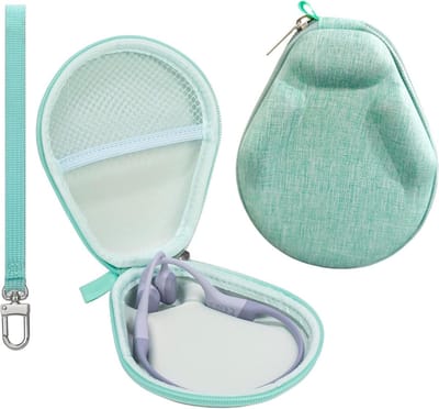 Hoofdtelefoonhoes Bone Conduction - Beschermhoes Oordopjes - Reizen en Opslag - Universele Pasvorm - 17 x 134 cm - Groen