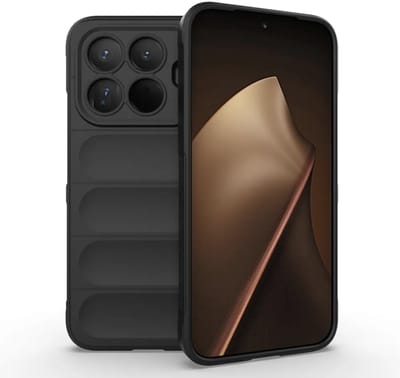 MobyDefend Hoesje - Geschikt voor Xiaomi 15T Pro - TPU Gripcase - Zwart