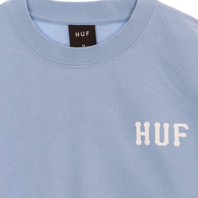 Essentials Classic H Crew lichtblauw herensweatshirt met ronde hals