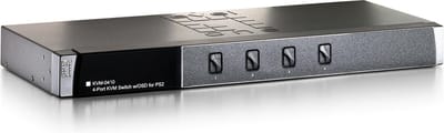 LevelOne KVM-0410 4-Port KVM Switch with OSD for PS/2