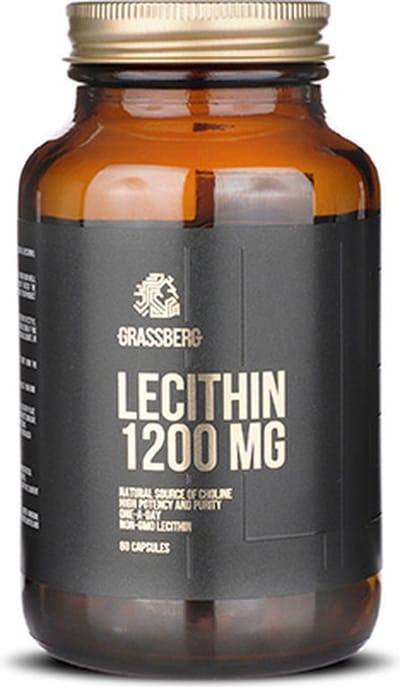 Grassberg Lecithin 1200 mg (60 Caps) Unflavoured - Vitaminen, mineralen & gezondheid - Vetzuren