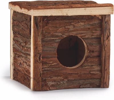 Beeztees Forest Blokhut Classic - Knaagdier - Hout - 15x15x14 cm