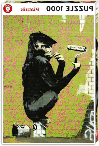 Roller Chimp Puzzel - 1000 Stukken Puzzel - Ontspanning en Plezier - Gedetailleerd Ontwerp - 1000 Stukken - Meerkleurig