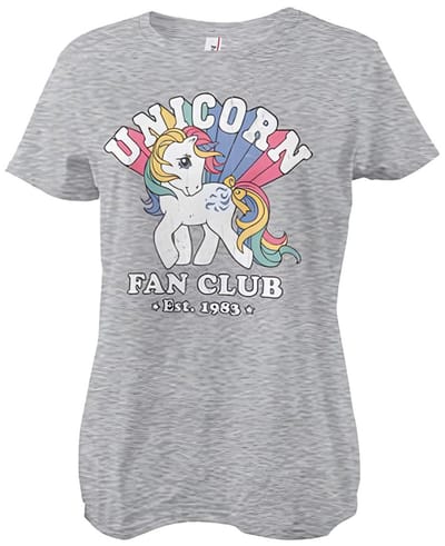 My Little Pony Dames-T-shirt 'Unicorn Fan Club' in meisjesachtige stijl
