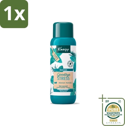 1 x Kneipp - Badschuim - Goodbye Stress - Watermunt & Rozemarijn - 400 ml- Kneipp Badschuim - Stressvermindering - Watermunt - Rozemarijn - Badschuim