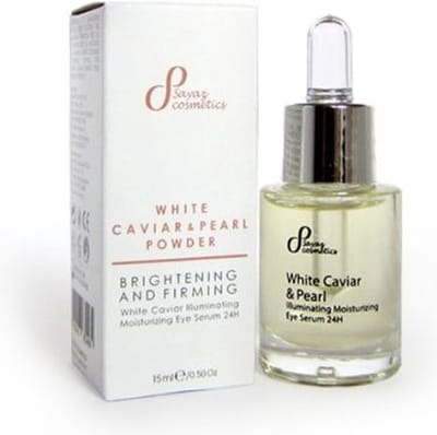 Luxe Witte Kaviaar Verhelderend en Liftend Oogserum elixir - met parelmoer gloed - vettige en lichte textuur 15ml