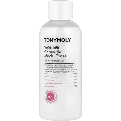 TonyMoly Wonder Ceramide Mochi Toner, 300ml (10,14 floz) white