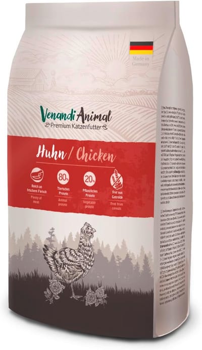 Premium Graanvrij Droogvoer voor Katten met Kip - 6,5kg