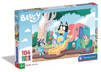 Supercolor Puzzel - 104 Stukken - Cartoon Dieren voor Kinderen van 6 Jaar
