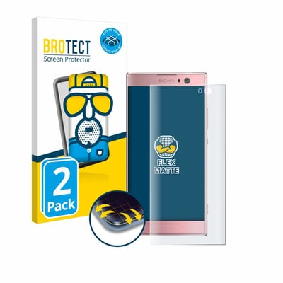 BROTECT - Screenprotector voor Sony Xperia XA2 / XA2 Dual - Folie Beschermfolie matte volledig dekking 2 Stuks