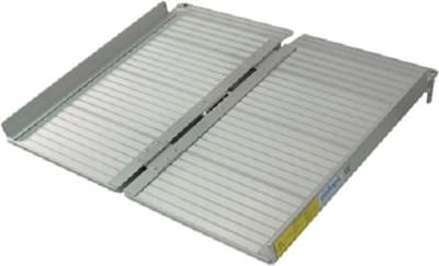 Aidapt Rijplaat rolstoel - 74cm breed, 61cm lang - Grijs