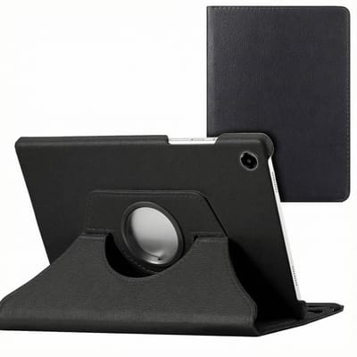 imoshion Tablet Hoes - Geschikt voor Samsung Galaxy Tab A9 8.7 inch - 360° Draaibare Bookcase - Zwart