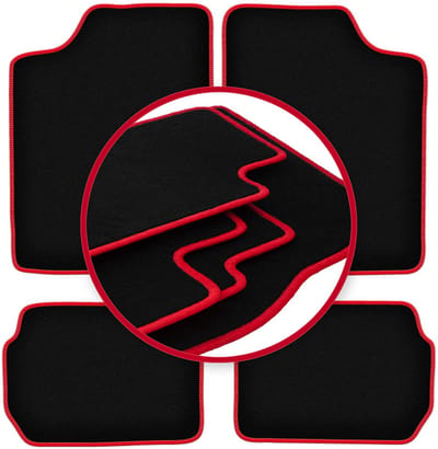 CARLUX-RED automatten voor: Suzuki Swift II hatchback, sedan (1988-2004)