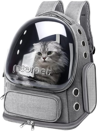 Reisrugzak voor Katten en Kleine Honden - Luchtige en Goedgekeurde Huisdierdrager