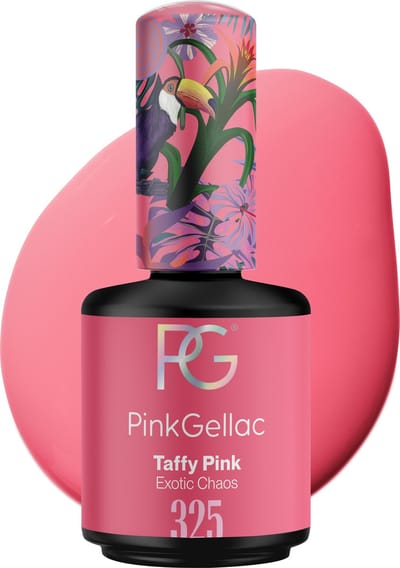 Pink Gellac Gellak - 325 Taffy Pink 15ml - Glanzend Roze Gel Nagellak - Gellac - Gel Nagels Producten