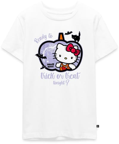 Hello Kitty Halloween Trick Of Treat Premium T-Shirt Tiener