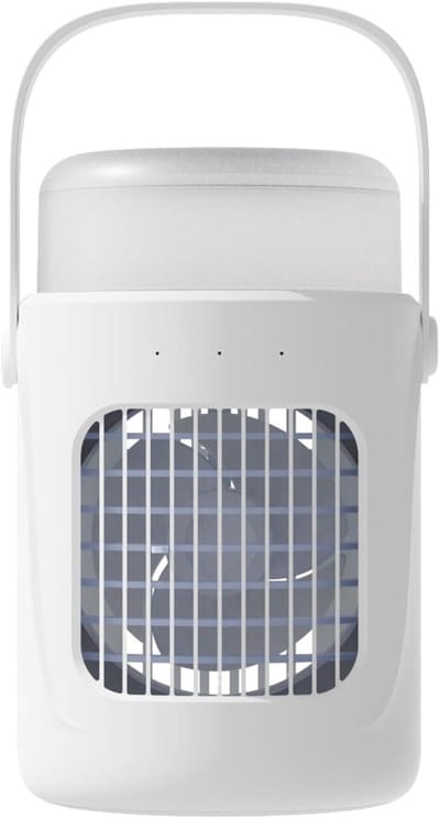 Persoonlijke Air Cooler - Draagbare Airco - Persoonlijke Koeling - Draadloos en Stil - N.v.t. - Wit