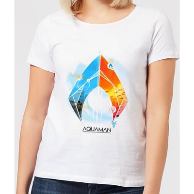 Aquaman Back To The Beach dames t-shirt - Wit - XS