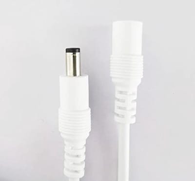 Verlengkabel 1 m DC 12 V 2 stuks 5,5 mm x 2,1 mm voor ledstrip en CCTV