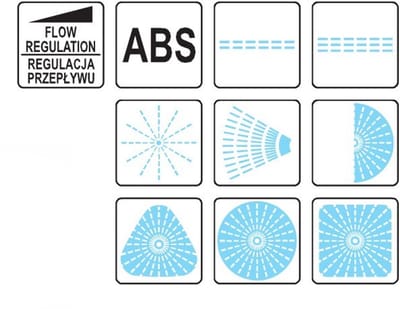 Yato - Tuinsproeier - 8 Functies - Statisch - ABS Basis