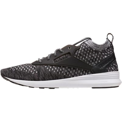 Reebok Zoku Runner Ultraknit Heather Charbon Noir Homme Baskets Gris Moyen BD5487 41 black
