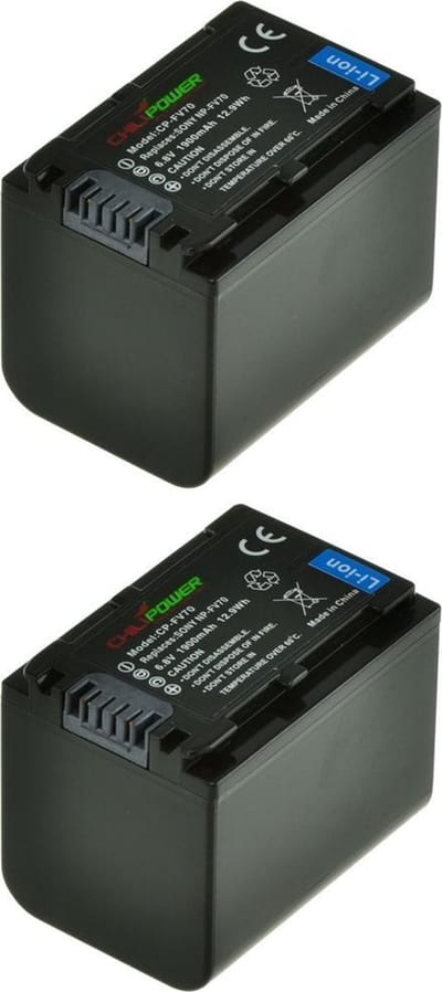 ChiliPower NP-FV70 accu voor Sony - 1900mAh - 2-Pack