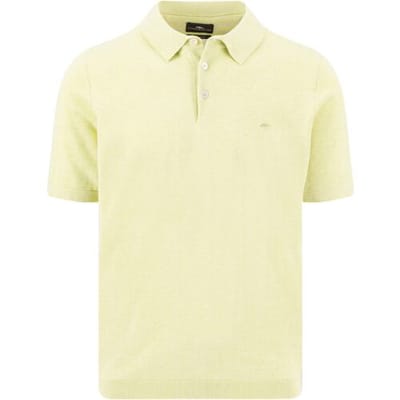 Fynch-Hatton Polo Uni Color Shortsleeve Air Cotton Pear / male
