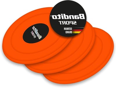 Airhockey Pucks - Speelschijven Toernooi - Snel Spel - Slagvast ABS Materiaal - Ø 70 mm - Lichtrood