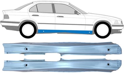Volledige dorpel voor BMW 3 E36 1990-2000 / Links + Rechts / Set