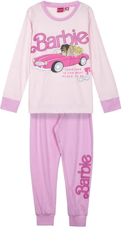 Barbie Pyjama Meisjes 100% Katoen Roze