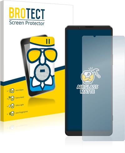 BROTECT - Screenprotector voor Sony Xperia 1 III - Folie Beschermfolie Beschermglas matte