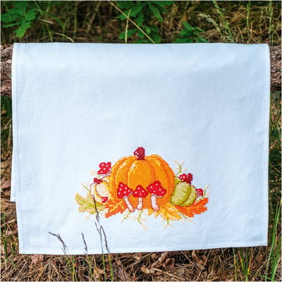 Vervaco - Keukenhanddoek kit - 46 x 71cm - Herfst - PN-0217575