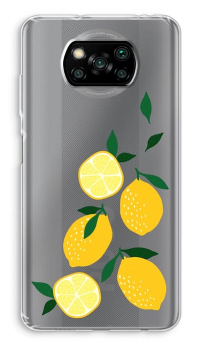 Case Company® - Hoesje geschikt voor Poco X3 Pro hoesje - You're my lemon - Soft Cover Telefoonhoesje - Bescherming aan alle Kanten en Schermrand