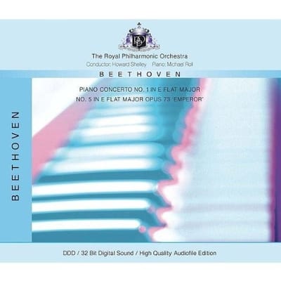 Royal Philharmonic Orchestra, Howard Shelley, Michael Roll - Beethoven: Piano Concerto No. 1 In E. Flat Major | No. 5 In E Flat Major Opus 73 'Emperor' (CD)