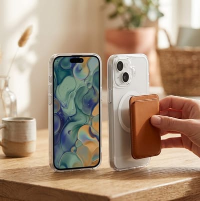ESTILLO GEAR - iPhone 17 Transparente Case met MagSafe