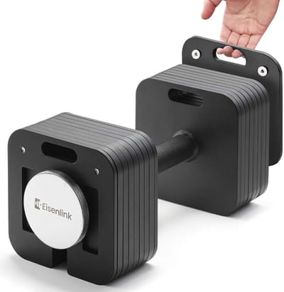 Verstelbare Korte Halter 20-36 kg - Ultralicht en Compact voor Thuis Fitness