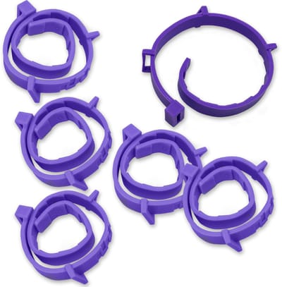 Halsband met geurolie Hond (6 stuks) | Universele halsband met geurolie | Geschikt voor Honden | Kleur paars | Voor Honden