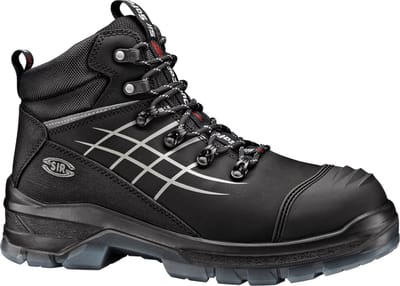 SIR SAFETY NEW OVERCAP BSF MAX Veiligheidsschoenen S3 HEREN Werkschoen Zwart - Glasvezel Neus en Composiet Tussenzool - Antislip SR - Ademend