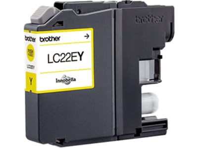 Brother LC22EY inktcartridge, origineel geel, 1 stuk