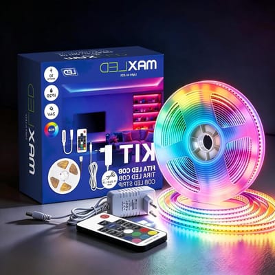LED-strip RGB - Verlichting strip - Interieur decoratie - COB technologie - 5 meter - RGB