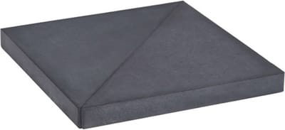vidaXL - Parasolvoetplaat - vierkant - 15 - kg - graniet - zwart