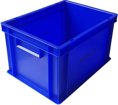 Opbergkist/Stapelbak Blauw 40x30x23,6 cm