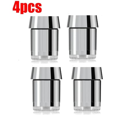 14PCS Changement Automatique 7 Couleurs LED Tête de Robinet Lumineuse Économie d'Eau Jet de Lumière Aérateur de Robinet Bec de Robinet pour Cuisine Bain