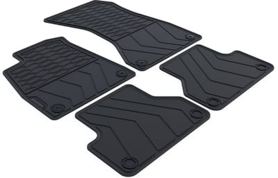 Rubber Automatten geschikt voor Audi A5 F5A - 2017-2024 - 4-delig - Uitvoering: Sportback | Geen bevestiging achtermatten