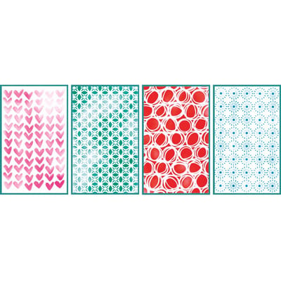 Sizzix Stencil Set "Backgrounds"