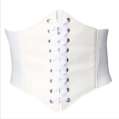 Dames Riem - Corset Riem - Outfit Completeren - Extra Brede Band - Verstelbaar - Zwart