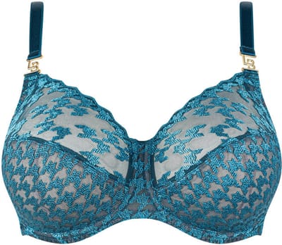 Louisa Bracq - Tailor Beugel BH Neon Botanica - maat 80F - Blauw