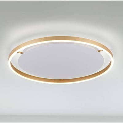 JUST LIGHT. GmbH LED plafondlamp Ritus, Ø 58,5cm, mat messing